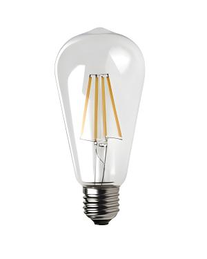 Pera LED 4W Filamento Transparente